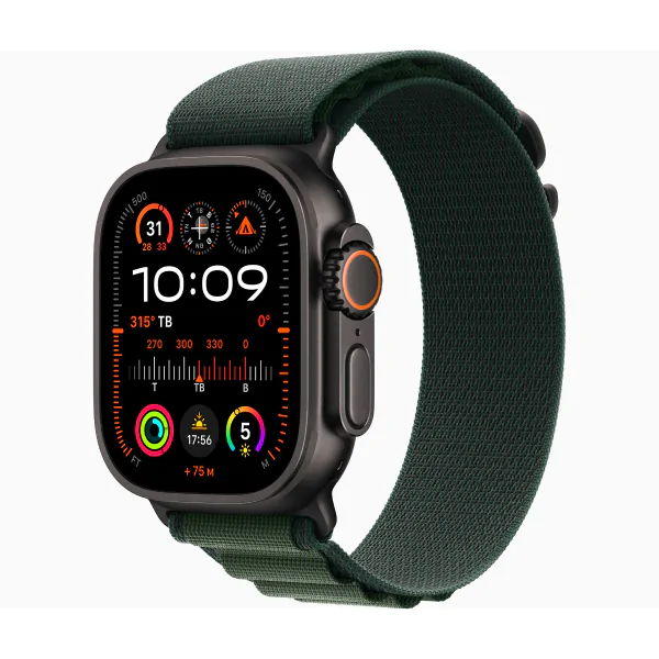 Apple Watch Ultra 2 (2024) LTE 49mm Viền Titanium Dây Alpine Loop -  Size M - Titan Đen