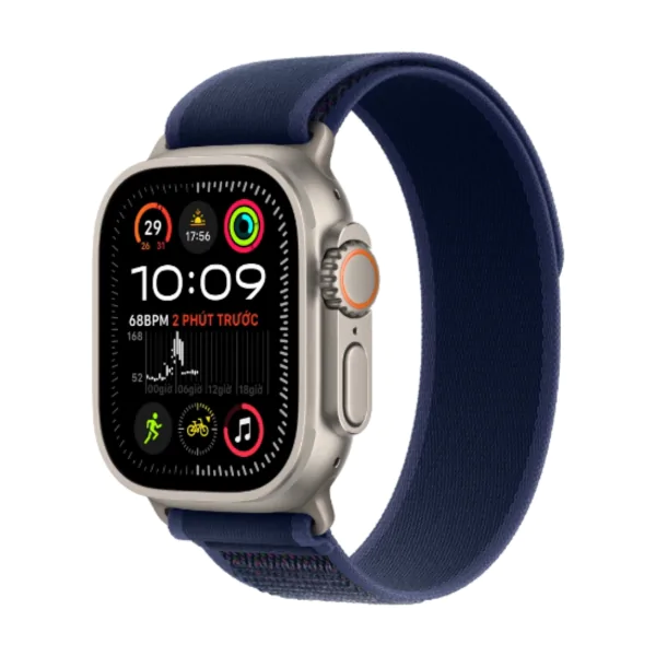 Apple Watch Ultra 2 (2024) LTE 49mm Viền Titanium Dây Trail Loop - Size S/M - Titan Tự Nhiên