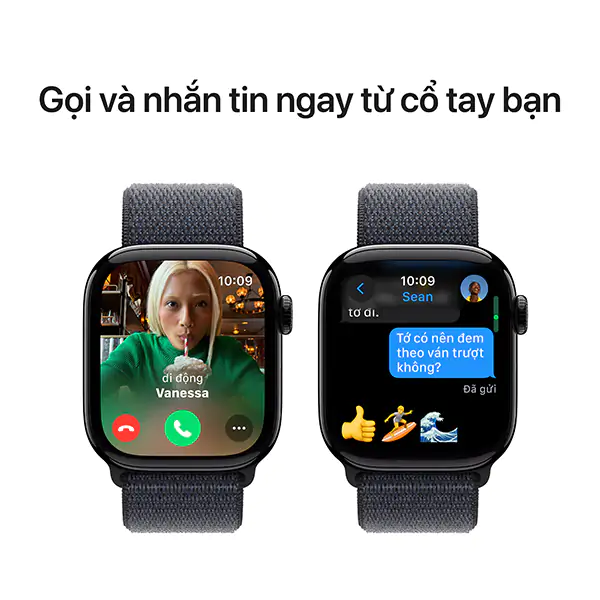 Apple Watch S10 GPS 42mm Viền Nhôm Dây Cao Su - Chính hãng VN/A - Size S/M