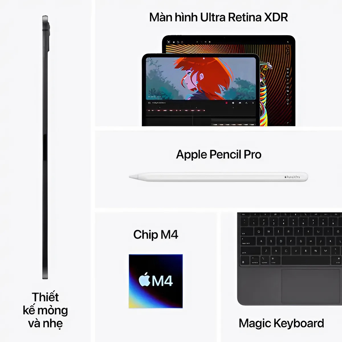 iPad Pro M4 11 inch Wifi 1TB - Chính hãng VN