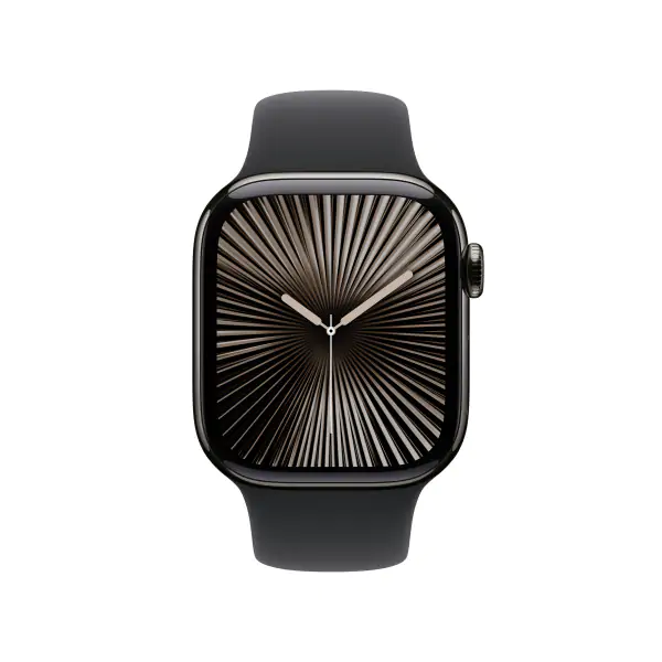 Apple Watch S10 LTE 42mm Viền Titan Dây Cao Su - Chính Hãng VN/A - Size S/M