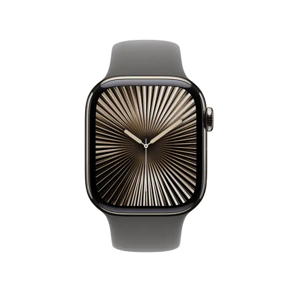 Apple Watch S10 LTE 42mm Viền Titan Dây Cao Su - Chính Hãng VN/A - Size S/M