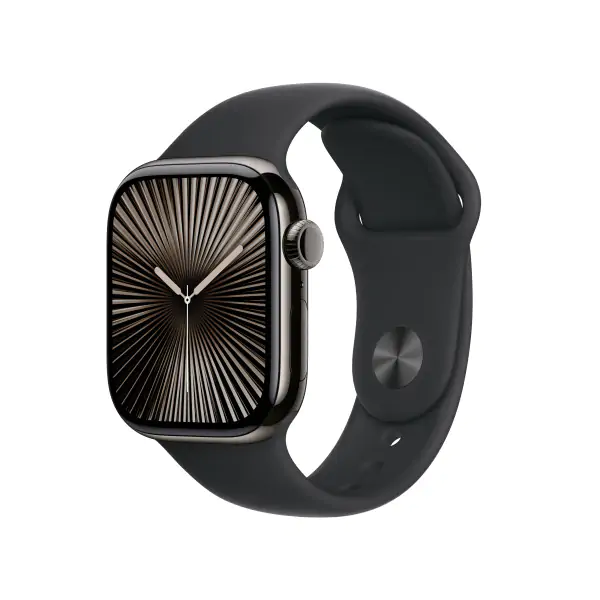 Apple Watch S10 LTE 42mm Viền Titan Dây Cao Su - Chính Hãng VN/A - Size M/L