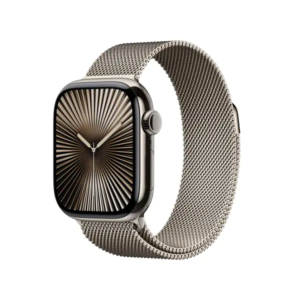 Apple Watch S10 LTE 46mm Viền Titan Dây Thép - Size S/M