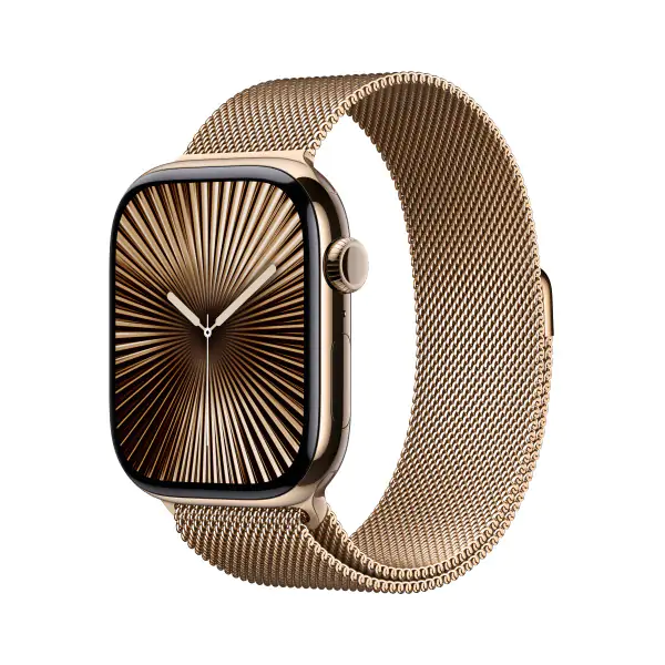 Apple Watch S10 LTE 46mm Viền Titan Dây Thép - Size S/M