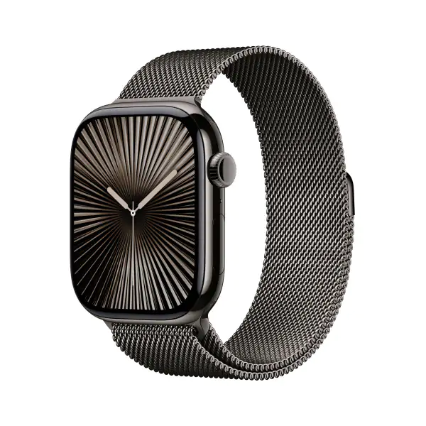 Apple Watch S10 LTE 46mm Viền Titan Dây Thép - Size S/M