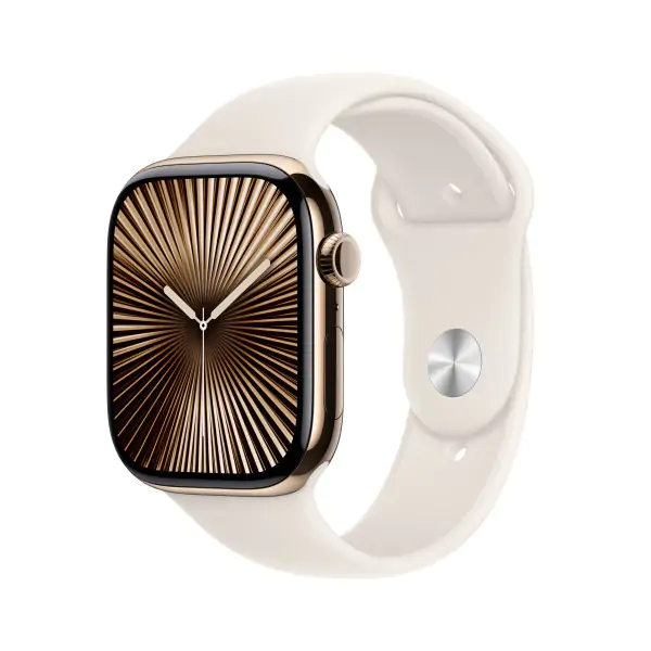 Apple Watch S10 LTE 46mm Viền Titan Dây Cao Su - Chính Hãng VN/A - Size M/L