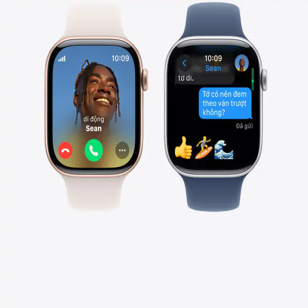 Apple Watch SE 2024 GPS 44mm Viền Nhôm Dây Cao Su - Chính Hãng VN/A - Size M/L