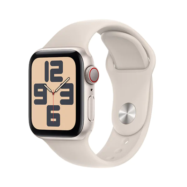 Apple Watch SE 2 2024 LTE 40mm Viền Nhôm Dây Cao Su - Chính Hãng VN/A - Size M/L