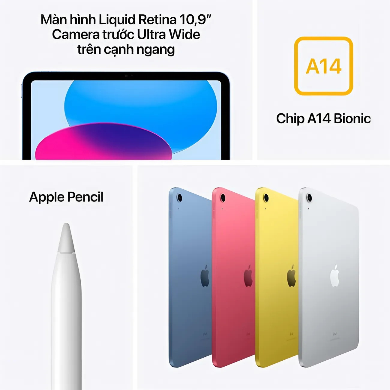 iPad Gen 10 Wifi 256GB - Chính hãng VN
